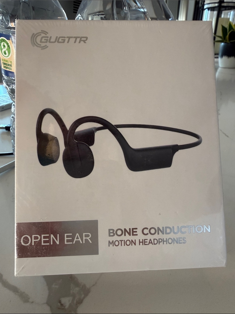 Open-Ear Bone Conduction Headphones — Black